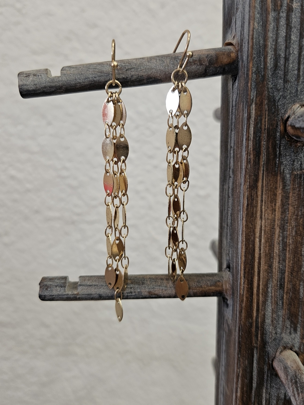 Gold Chain Link Dangle Earrings - Elegant Women’s Jewelry